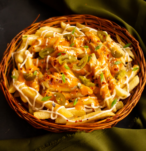 BUFFALO SAUCE LOADED FRIES