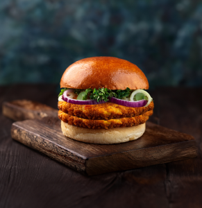 CRISPY ALOO TIKKI BURGER