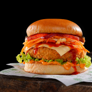 Honey Sriracha Veggie Burger