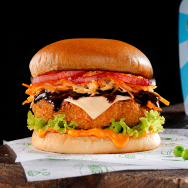 Korean BBQ Veggie Burger