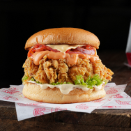 Bang Bang Fried Chicken Burger