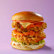 CLUCKINATOR CHICKEN BURGER